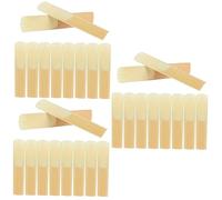 Toyvian 30pcs Soprano Saxophone Reeds Easy to Install Woodwind Supplies for Daily Replacement Lightweight and Portable Saxophone Accessories