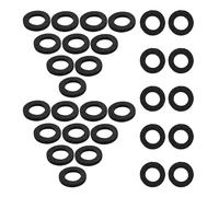 Toyvian 30Pcs Valve Felt Cushions for Trumpets and Cornets Black - Sturdy Felt Pads for Brass Instruments Including Tubas - Instrument Repair Accessories for Musicians