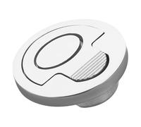 Toyvian 316 Stainless Steel Marine Boat Recessed Hatch Pull Handle Flush | Mirror Polished Finish, round Recessed Design, for Cabin Doors and Deck Lids, Silver