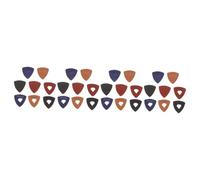 Toyvian 32pcs Decorative Guitar Picks Unique Plectrums for Acoustic and Electric Guitars Stylish Colors for All Music Styles Comfortable Accessories