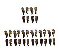 Toyvian 32pcs Guzheng Finger Picks Smooth Practice Nails for Protects Fingers for Beginners and Professionals for Guzheng Musicians