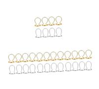 Toyvian 32pcs Metal Guitar Picks Thumb Guitar Plectrums Picks for Finger Protective Electric Acoustic Accessories