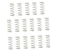 Toyvian 34pcs Bass Electric Guitar Springs for Pickup Height and Saddle Bridge Tension Silver Essential Accessory for Guitar and