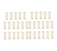 Toyvian 34pcs Electric Guitar Spring Tension Spring for Pickup Adjust Height String Code Straight Bridge Pull String for Bass Guitar
