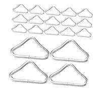 Toyvian 35pcs Trampoline Triangle Buckle Replacement Bungee Bed Safety Rings Full Repair Parts Kit for Trampolines Accessories Large Capacity for Backyard and Indoor Play