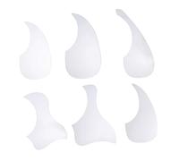 Toyvian 36-inch Small Drop Type White Guitar Pickguard Shield Plastic Pickguard Set for 36 Folk Acoustic Guitar Anti-scratch Accessory for Fingerpicking and Strumming