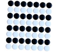 Toyvian 360pcs Double-sided Go Chess Pieces Compact Craft Beads for Traditional Chinese Board Game Safe Material Portable for Home Office Play and Gift