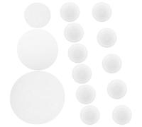 Toyvian 36pcs White Felt Plate Dividers for Dinnerware and Glass Cookware, Anti-scratch Dishware Separators for Kitchen and Gatherings, Soft Felt Protectors for Stacking and Scratch