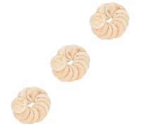 Toyvian 36pcs Wooden Monthly Circles Memory Cards for Growth Journey Wooden Discs Keepsake Gifts for Boys Girls Newborn Born Essentials