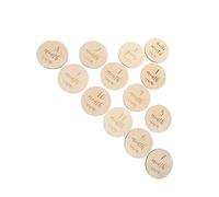Toyvian 39pcs Cards Monthly Growth Announcement Wooden Props for Newborn Photos Natural Design for Capturing Precious Moments