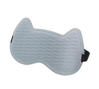 Toyvian 3D Cartoon Sleep Mask for with Adjustable Strap, Light-Blocking Plush Eye Cover in Lake Blue for Travel, Nap and Bedtime Use