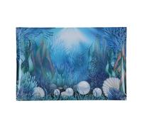 Toyvian 3d Fish Tank Background Sticker 91x41cm, Removable Waterproof Aquarium Decor with Underwater Plant Pattern, Decorative Fish Tank Backing Film for Home Aquarium Landscaping