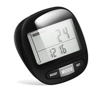 Toyvian 3D Pedometer Step Counter Clip Large Digital Display Portable and Accurate for Seniors and Fitness Enthusiasts for Walking and Exercise