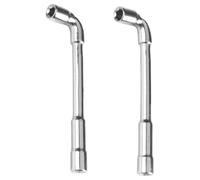 Toyvian 3d Printer Nozzle Wrench Set 2pcs Silver Steel, L-shaped 6mm and 7mm Inner Hole Diameter, Versatile Maintenance Tool for 3D Printer Repair