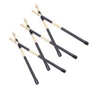 Toyvian 3pairs Bamboo Drum Stick Brush Percussion Mallets for Drums Lightweight Bamboo Rod Drumsticks for Beginners for Musical Instrument Practice