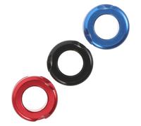 Toyvian 3Pcs 1/4" Metal Bow String Peep Sight Set for Compound Bow Archery Equipment Accessories for Target Practice and Outdoor Hunting