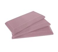 Toyvian 3pcs Acoustic Absorption Panels High Density Sound Absorbers for Walls for Recording Studios Home Theaters and Offices Easy to Install and Remove