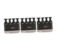 Toyvian 3pcs Adjustable Finger Exerciser Hand Strengthener Trainer for Guitar Finger Training Piano Practice Instrument Accessories Enhance Grip Strength for Musicians and Physical Therapy