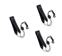 Toyvian 3pcs Adjustable Leather Saxophone Strap for Alto Tenor Soprano Black Design Breathable Easy Comfortable for All Ages