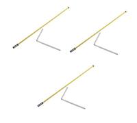 Toyvian 3pcs Adjustment Truss Rod Double Course Tool for Guitar Repairs with Wrench Yellow Lightweight Easy to Use Versatile for Guitar Making and Adjustments