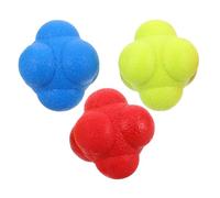 Toyvian 3pcs Agility Reaction Balls Enhance Hand Eye Coordination Speed Portable Training Balls for Sports Reaction Speed Flexibility for Individual Group Exercises