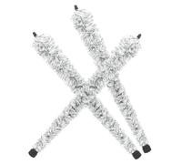 Toyvian 3pcs Alto Saxophone Cleaning Brush Set - Cotton Swab Pull-through Cleaner for Neck and Pads - Black White Thread Musical Instrument Cleaning Tool for Sax Pad Saver