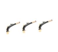 Toyvian 3pcs Alto Saxophone Neck Replacement Kit Brass Sax Neck Cork Saxophone Accessories