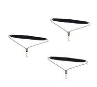 Toyvian 3pcs Alto Saxophone Neck Strap Harness Metal Buckle Strap for Saxophone Accessory