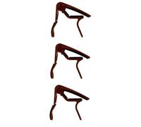 Toyvian 3pcs Aluminium Alloy Guitar Capo Professional Guitar Tuner Ukulele Clip for Tuner Suitable for Folk and Acoustic Capo