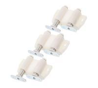 Toyvian 3pcs Automatic Rebounding Cabinet Latch Push-to-Open Magnetic Door Catch for Kitchen Closet Heavy Duty Hidden Latch for Wardrobe and Interior Doors