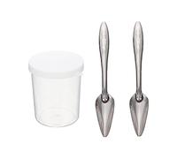 Toyvian 3PCS Baby Bird Feeding Kit Adjustable Parrot Feeder Spoon Measurement Cup Multi-Function Cockatiel Feeding Scoop for Parrots Budgies and Doves
