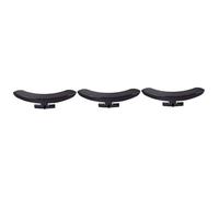 Toyvian 3pcs Banjo Accessories Black Mirror Finish Armrest Zinc Alloy Replacement Part for Banjo