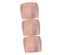 Toyvian 3pcs Bass Bridge Cover Protector for Electric Bass Guitar Metal Slap Design Fit for Four-string Basses Bridge Easy to Use and Store