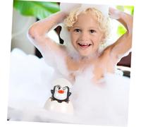 Toyvian 3pcs Bath Water Spray Egg with Penguin Duck Dinosaur Designs Floating Sprinkling Tub for Safe Smooth Surface Bath Fun Random Color