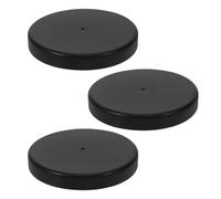Toyvian 3pcs Beer Dispenser Sealing Cap Replacement Draft Beer Tower Lid Seal for Home Kegerator Top Cover Accessory for Bar Beverage Dispenser