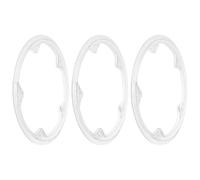Toyvian 3Pcs Bike Crankset Chain Wheel Cover Plastic Chainring Guard for Road Mountain and Folding Bikes Lightweight Protector for Urban Cycling and Outdoor Adventures