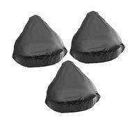Toyvian 3Pcs Bike Saddle Cover Set Durable Rain Protection for Bicycles Easy to Use with Elastic Straps Compact Design for Outdoor Cycling