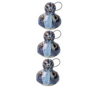 Toyvian 3pcs Bird Song Instrument Ocarina Flute Material Easy to Learn Music Instrument for Boys and Girls Adults Christmas Random Color