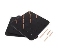 Toyvian 3pcs Black Felt Bulletin Board Tiles for Wall Mount, Versatile Organization and Creative Expression, Photo Display Board for Office and Living Environment