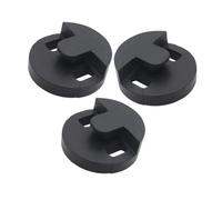 Toyvian 3pcs Black Rubber Cello Mute for Practice Noise Reduction Silencer for Quiet Nighttime Sessions and Apartment Use Professional Design for Focused Skill Enhancement