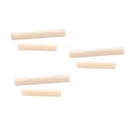 Toyvian 3pcs Bone Saddle and Nut Replacement Kit for Ukulele Guitar Guitar Accessory Easy to Cut Install Enhanced Sound Quality Fits Standard Acoustic Instruments