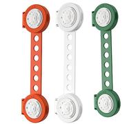Toyvian 3pcs Boy Girl Multi-Function Drawer Latch Guards for Cabinets Cupboards Appliances Easy Installation Anti-Pinch Design White Colors for Boys and Girls