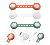 Toyvian 3pcs Boys and Girls Drawer Lock Easy Install Pinch Latch Guard for Cabinets More White Protect Boy Girl from Accidents