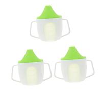 Toyvian 3pcs Boys and Girls Milk Cup Boy Girl Trainer Sippy Cup Versatile Multipurpose for Drinking Portable Measuring Scale