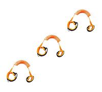 Toyvian 3pcs Boys and Girls Safety Lost Wrist Link Traction Rope for Toddlers Comfortable Boy Girl Leash Design Orange for Shopping Parks and Outdoor Activities