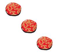 Toyvian 3pcs Buddha Sound Bowl Cushion Handmade Nepalese Sound Bowl Mat for Meditation Beautifully Designed and Portable Decorative Patterns Buddhism Practitioners