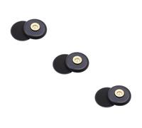 Toyvian 3pcs Cello Slide Pad End Pin Stand Holder Black Non-slip Rug Pad for Violoncello Prevents Sliding Carpet