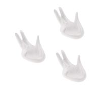 Toyvian 3pcs Ceramic Ocarina Display Stand Hand Shaped Holder for Flute Decoration for Music and Collectors Accessory for Ocarina Enthusiasts