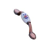 Toyvian 3pcs Ceramic Pull Handle for Cabinet and Door, Retro European Style