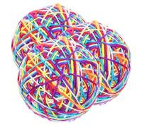 Toyvian 3pcs Compact Interactive Cat Balls Wear-resistant Kitten Plaything Portable Scratch and Chase Toys for Cats Stimulates Hunting Instincts and Fun